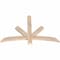 Ekena Millwork Alberta Smooth Timber Gable Bracket, Douglas Fir, 48"W x 32"H x 1 1/2"D x 3 1/2"F, 16/12 Pitch GBW048X32X0204ALB00SDF - alternate 5